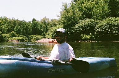 A photo of Joe Barra Canoeing