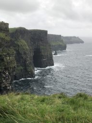 An image of the Irish coast, the location where many movies have shot
