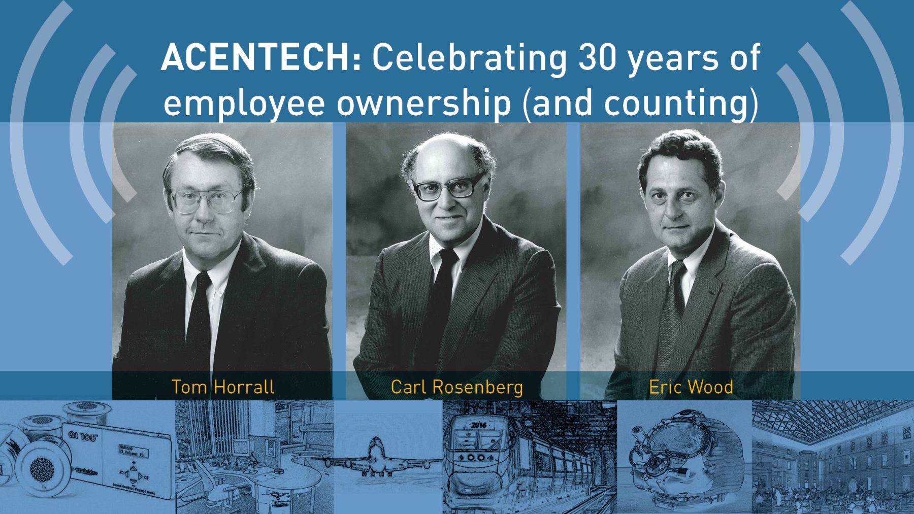 Acentech 30th Anniversary Graphic