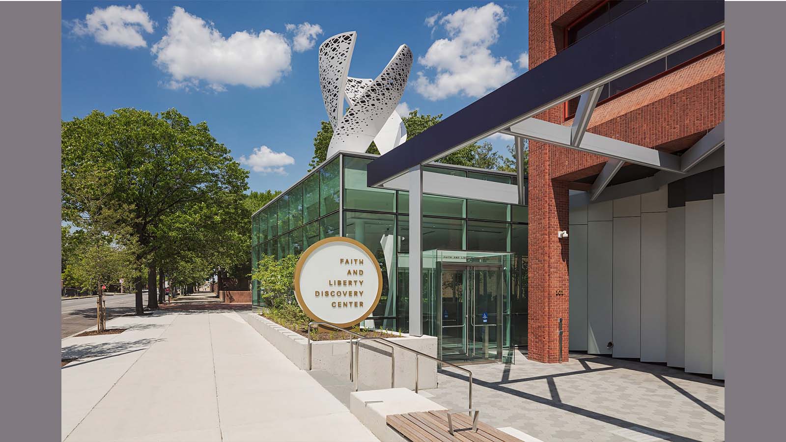 Faith And Liberty Discovery Center Entrance