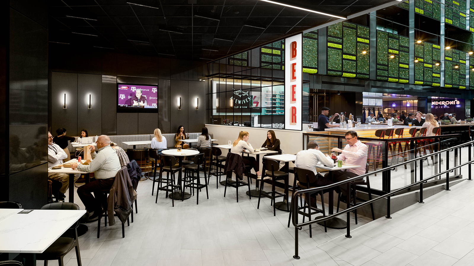 High Street Place food hall - interior- Acentech