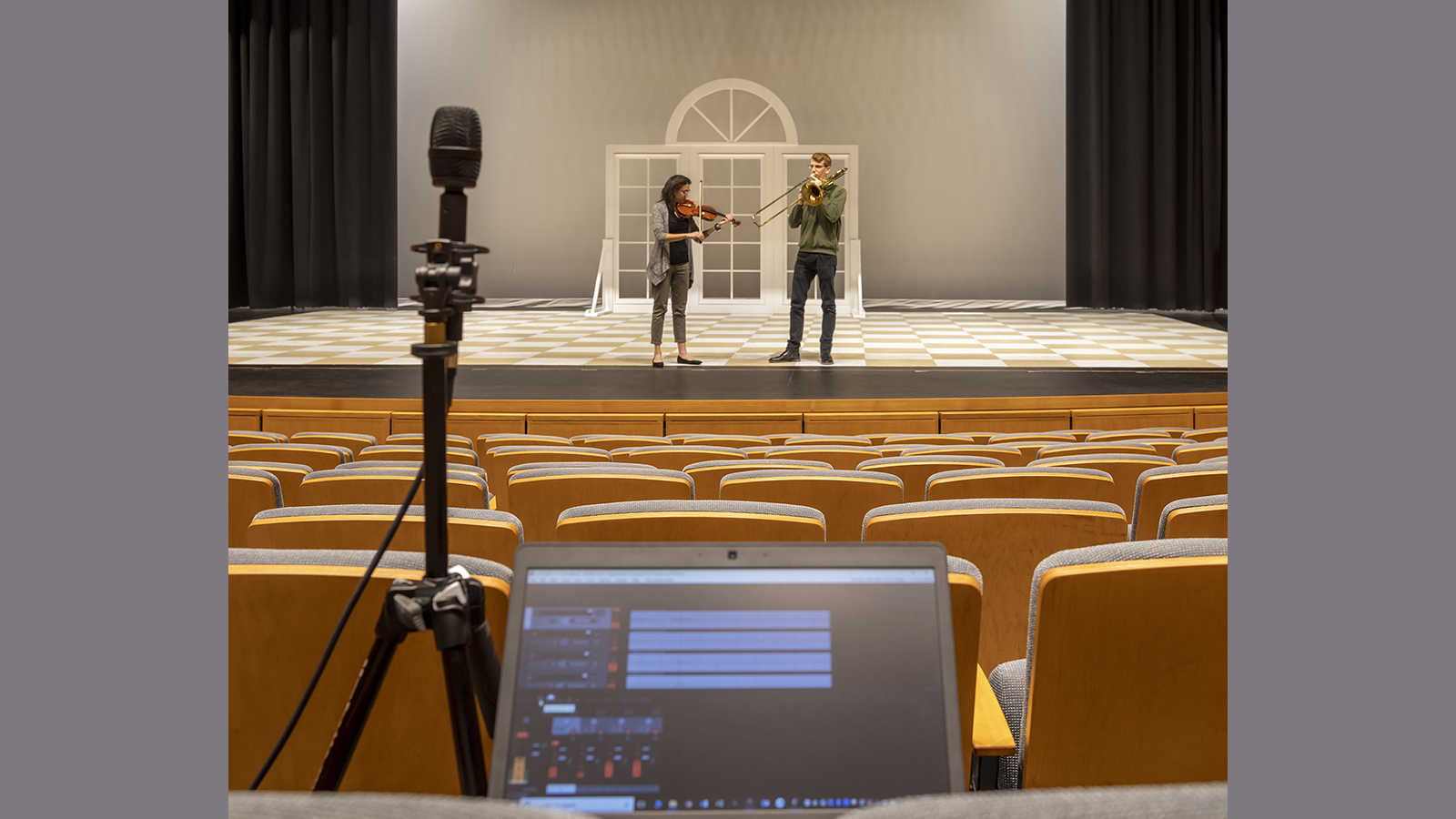 Lancaster Country Day School Gardner Theatre audience view