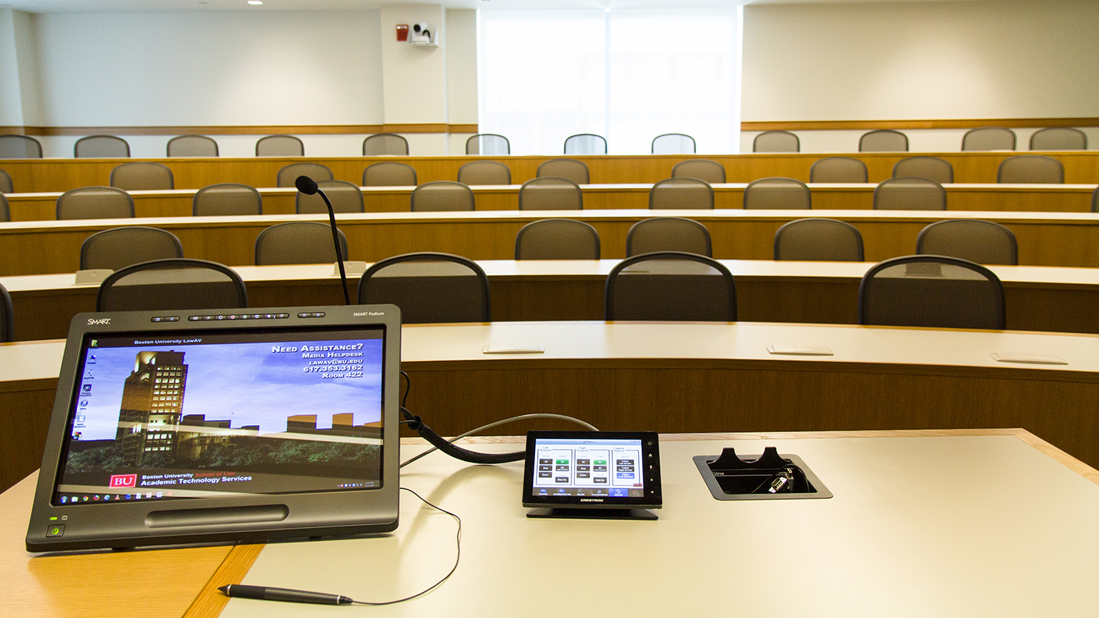 BU School of Law classroom