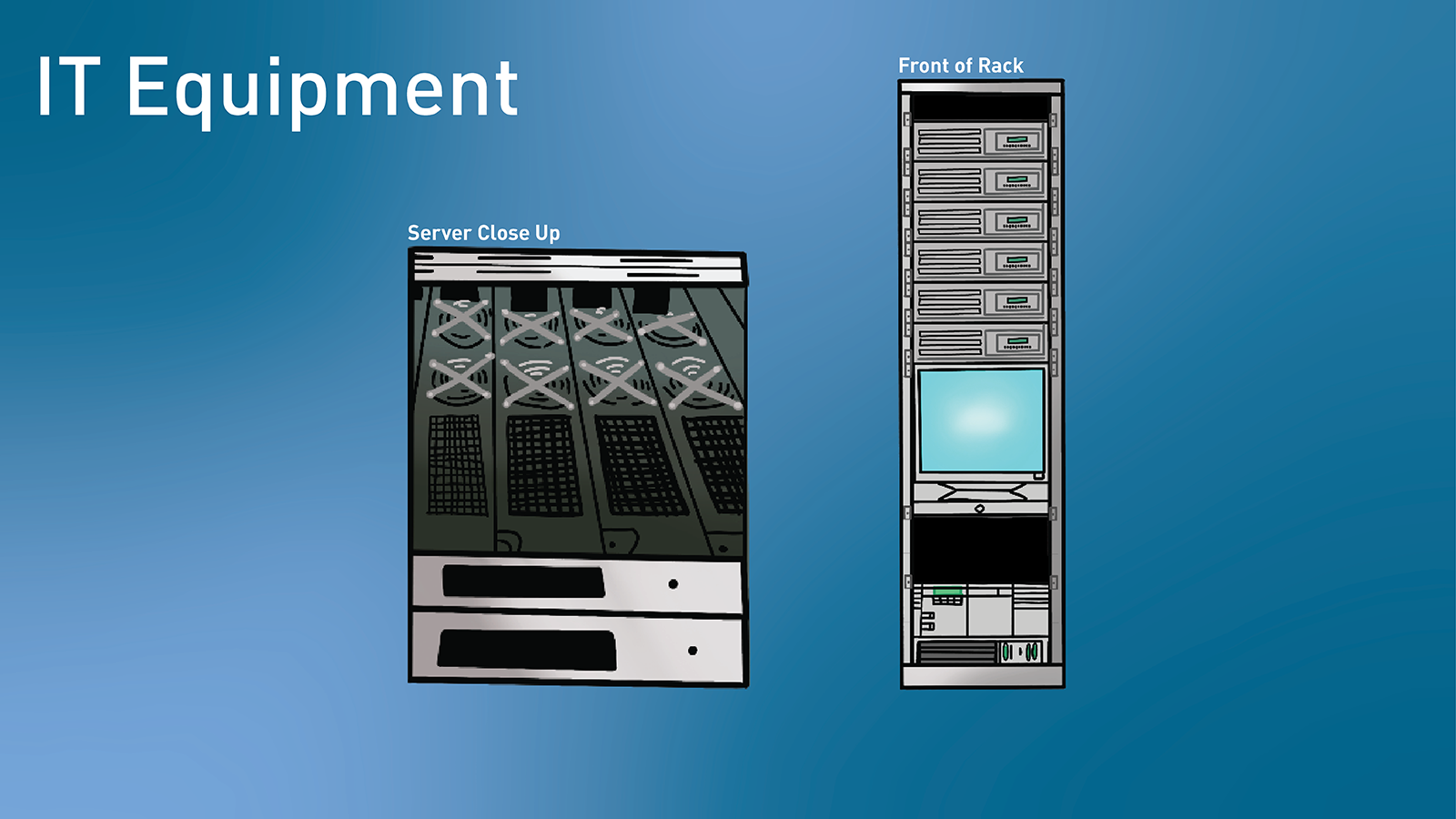 Illustration of IT equipment