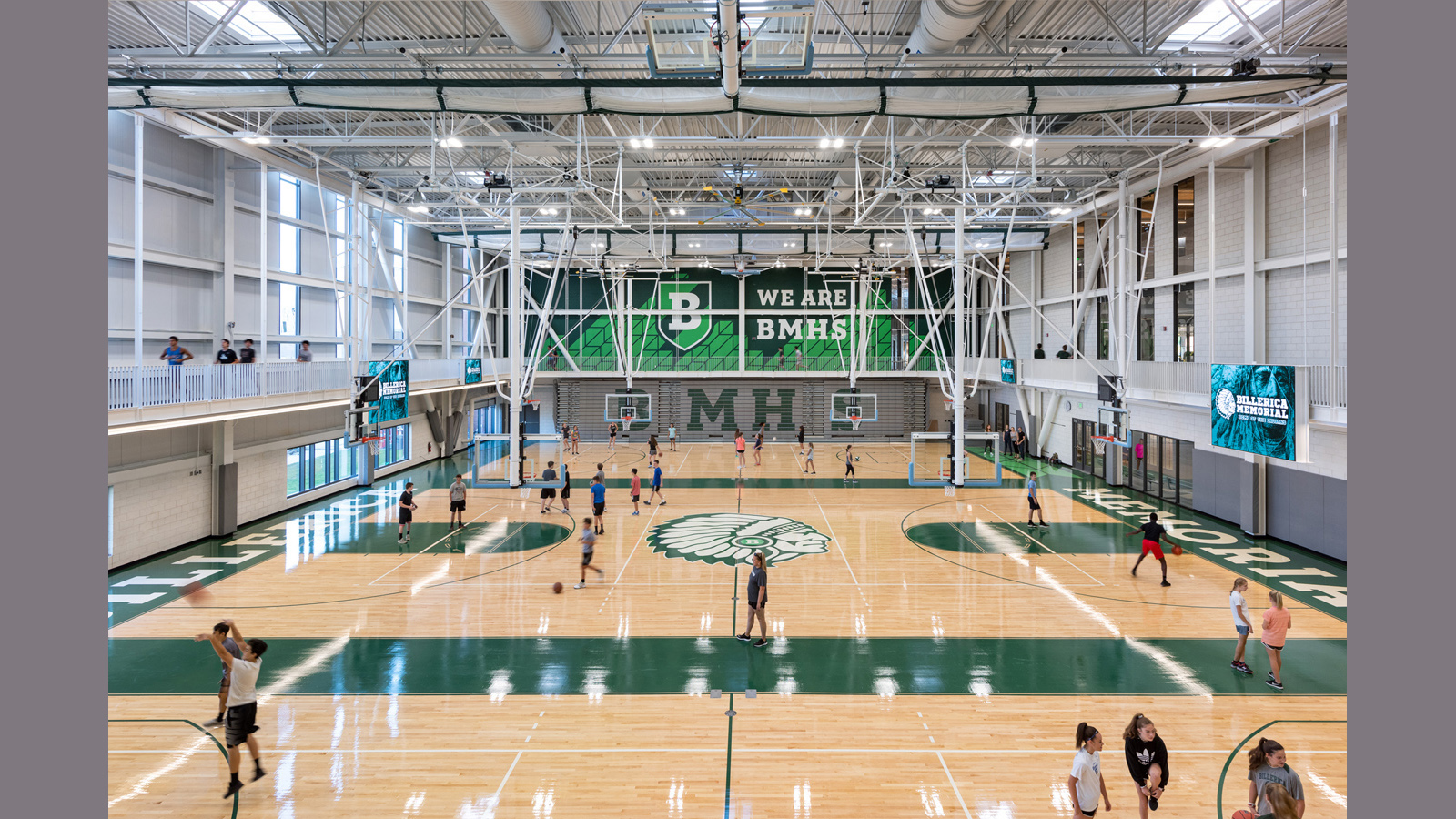 Billerica Memorial High School gym