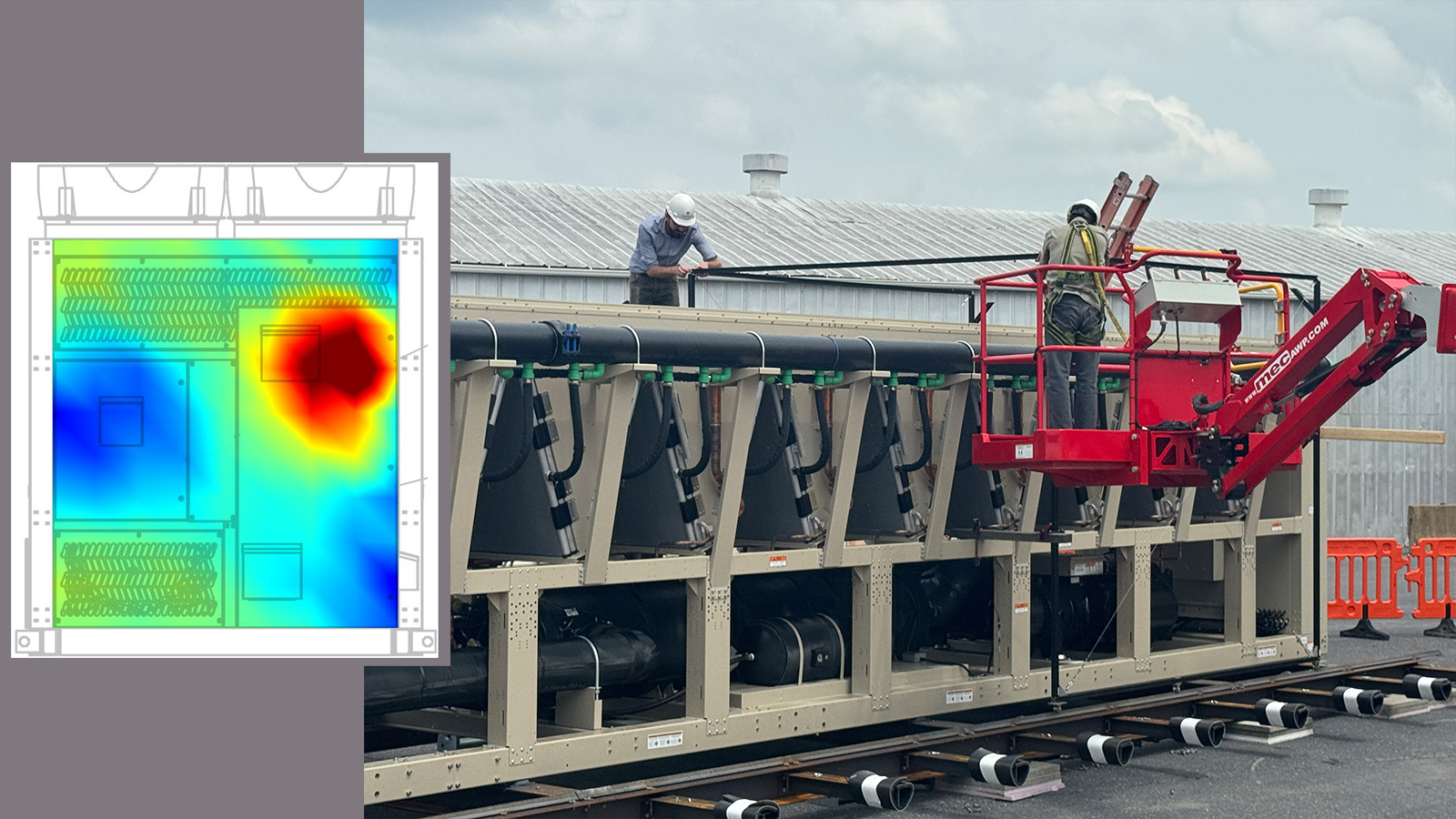 sound power testing with heatmap - Acentech