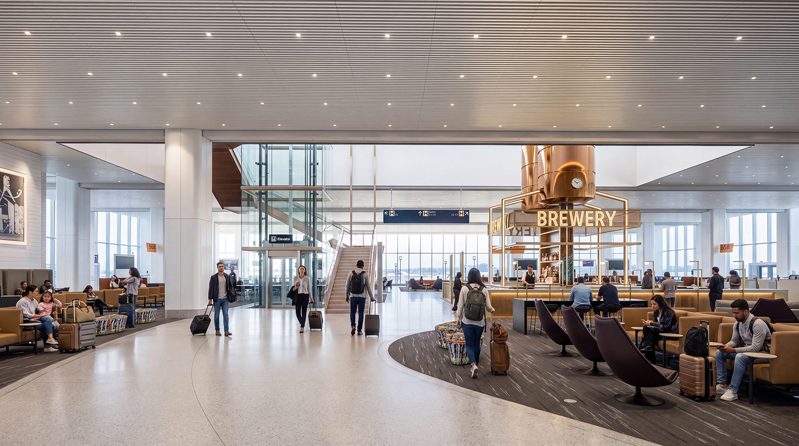 LAX T5 renovation HP Corgan