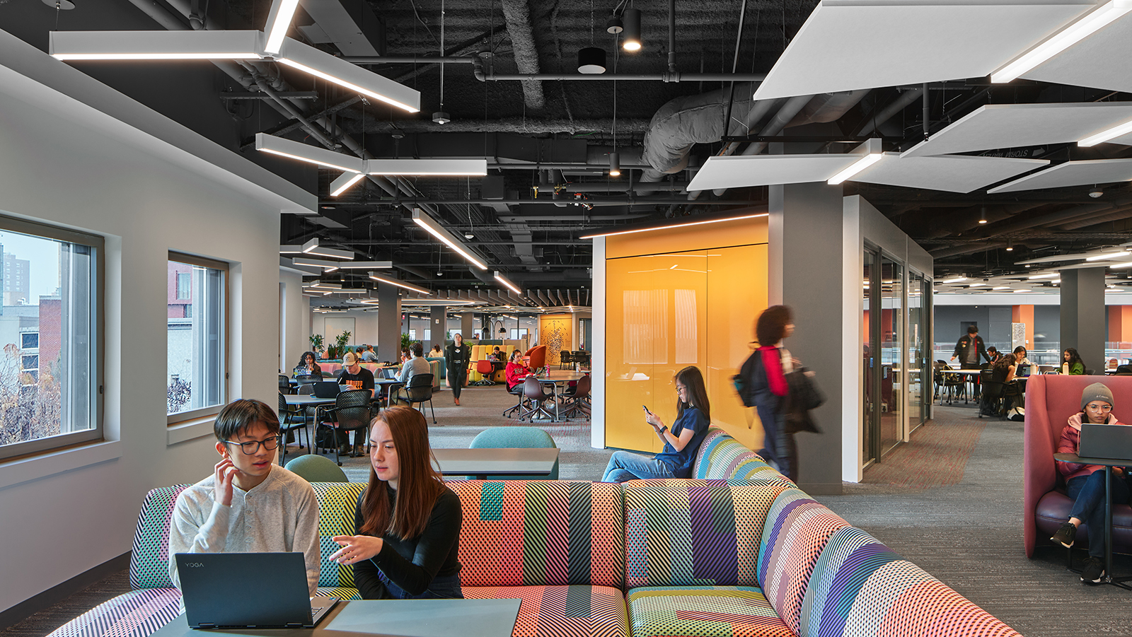 Northeastern U Snell Library renovation
