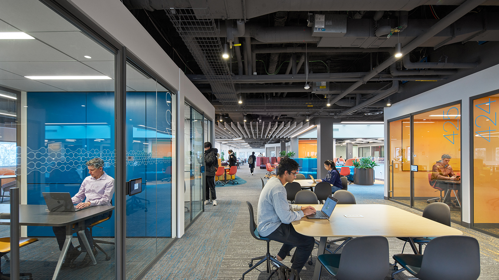 Northeastern U Snell Library renovation