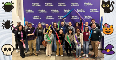 October Cradles to Crayons event!