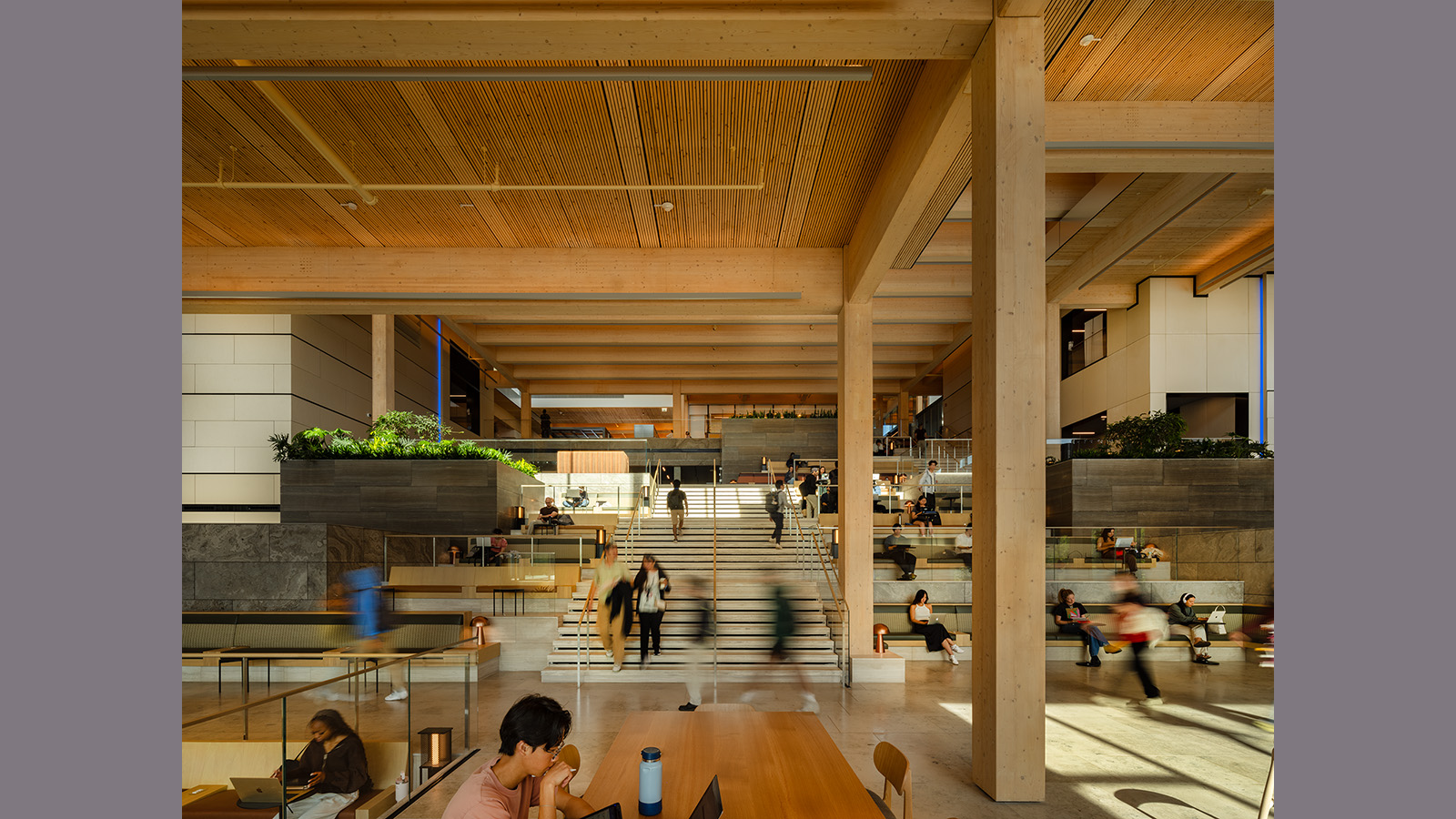JHU Bloomberg Student Center - interior - Acentech