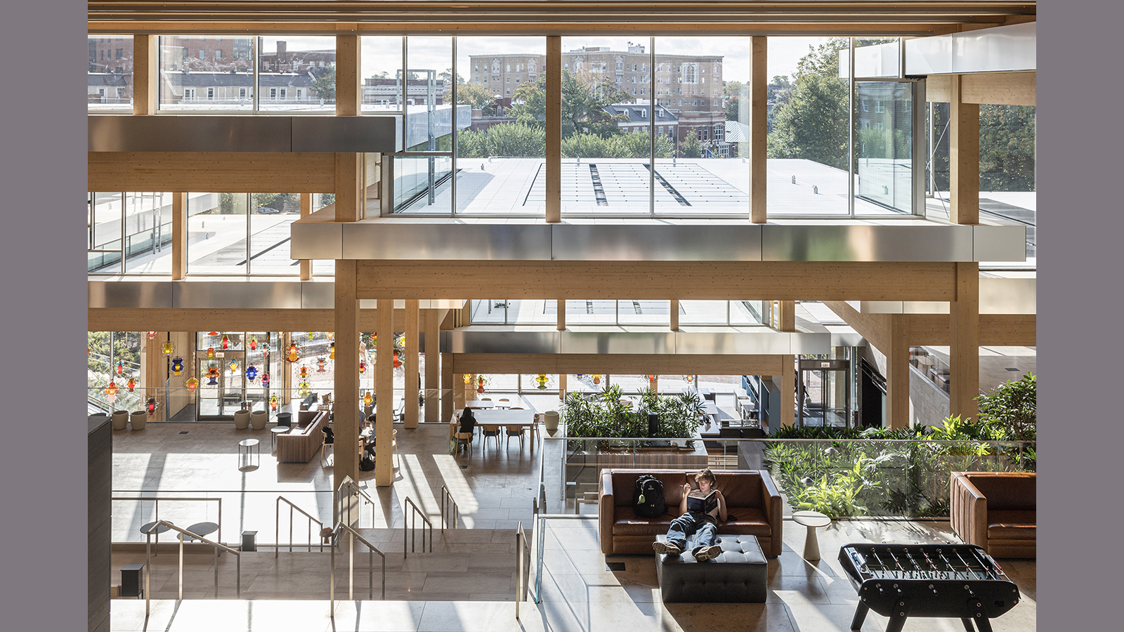 JHU Bloomberg Student Center - interior - Acentech