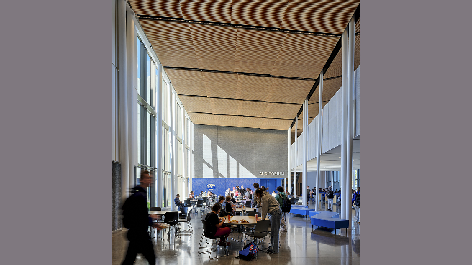 Stoneham HS auditorium reflectors-Perkins&Will